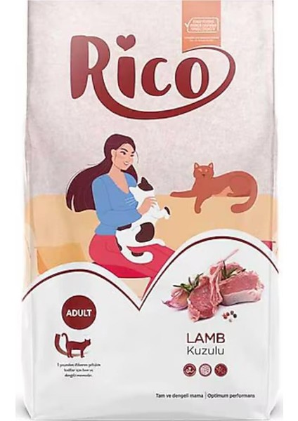 Kuzu Etli Yetişkin Kedi Maması 15 kg