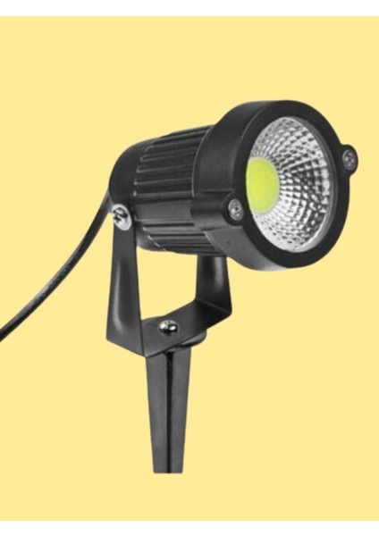 220 Volt 5 Watt Kazıklı Bahçe ve Çim Aydınlatması 3000K Günışığı IP65