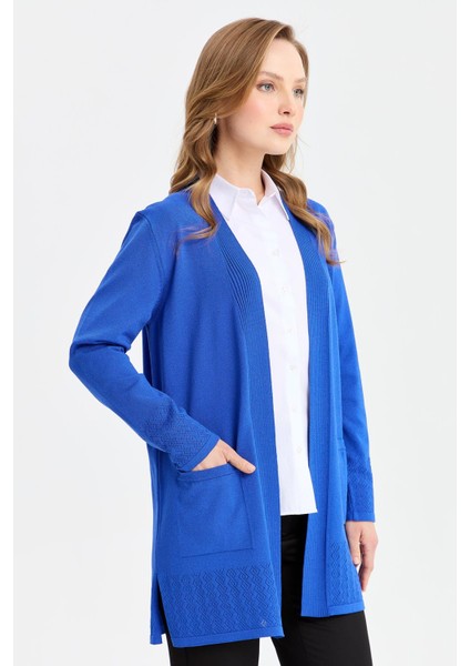 Kadın Triko Araboy Yazlık Ince Ceket Saks modelleri