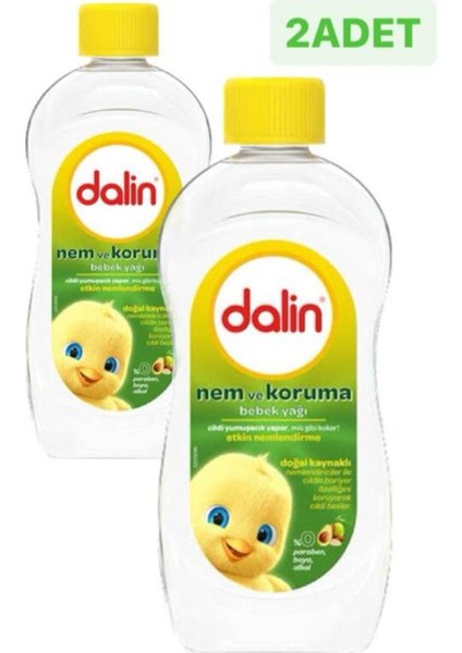 Nem ve Koruma Bebek Yağı 300 ml Avakado 2 Adet