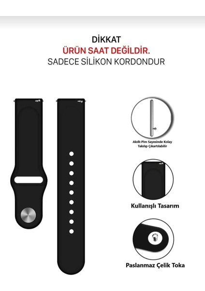 Huawei Watch Gt4 46MM Gt3 Elite Gt Runner Uyumlu 22MM Yumuşak Silikon Jel Kordon fırsatları