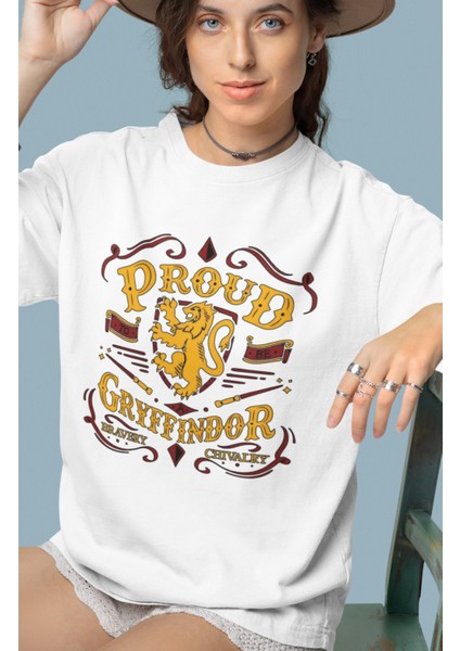 Gryf Potter Baskılı T-Shirt, Unisex Hp Baskılı Tişört fiyatları