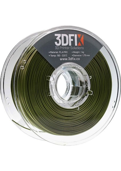 Filament PLA PRO Haki Yeşil 1KG 1,75mm