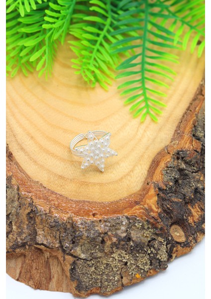 Yıldız Model El Işçiliği 925 Ayar Gümüş Telkari Yüzük 201023008