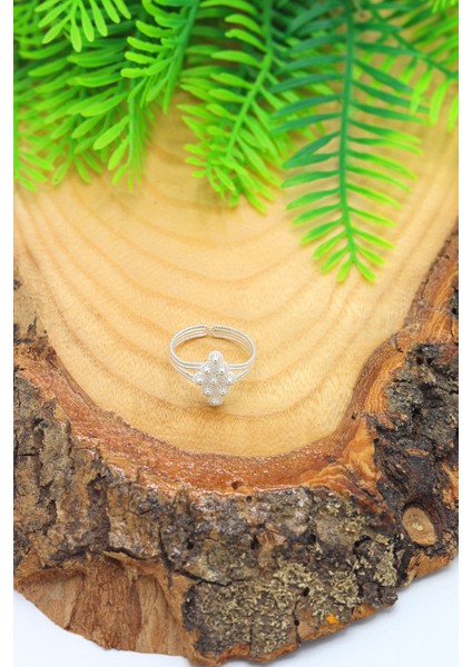 Bereket Model El Işçiliği 925 Ayar Gümüş Telkari Yüzük 201023010