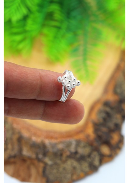 Bereket Model El Işçiliği 925 Ayar Gümüş Telkari Yüzük 201023010 fiyatları