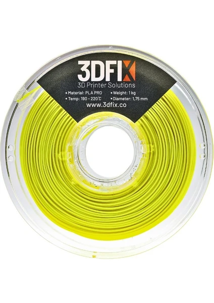 Filament PLA PRO Neon Sarı 1KG 1,75mm