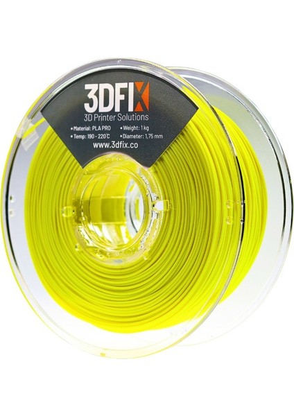 Filament PLA PRO Neon Sarı 1KG 1,75mm