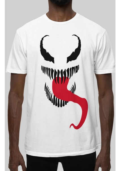 Unisex Marvel Venom V4 Baskılı Tişört, Oversize Marvel Baskılı T-Shirt fiyatları