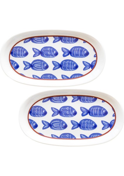 Fish Oval Servis 2li 26 cm