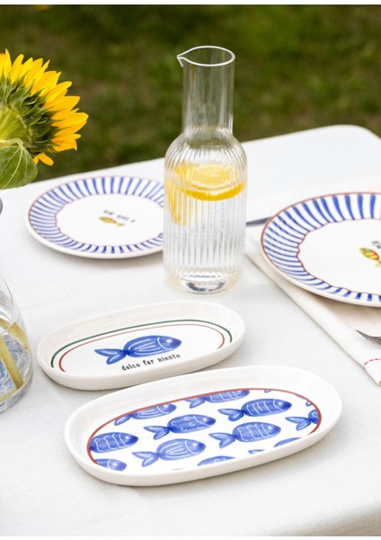 Fish Oval Servis 2li 26 cm