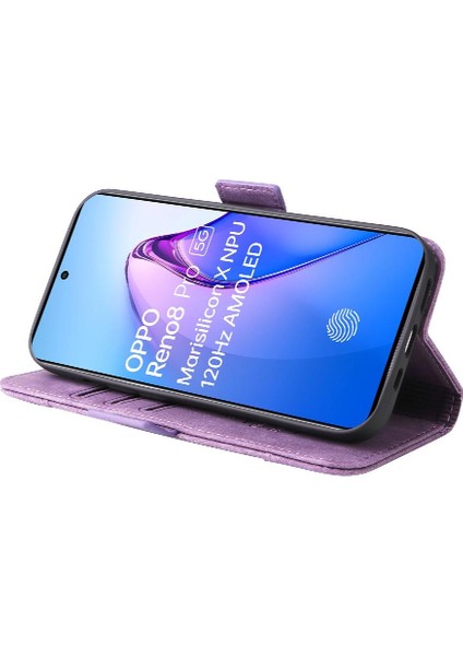 Oppo Oppo 8 Pro 5g Kart Yuvaları Için Kılıf Tpu Deri Manyetik Cüzdan Flip (Yurt Dışından)