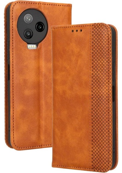 Infinix Not 12 Pro 4g Pu Deri Manyetik Kapatma Cüzdan Için Kılıf (Yurt Dışından)