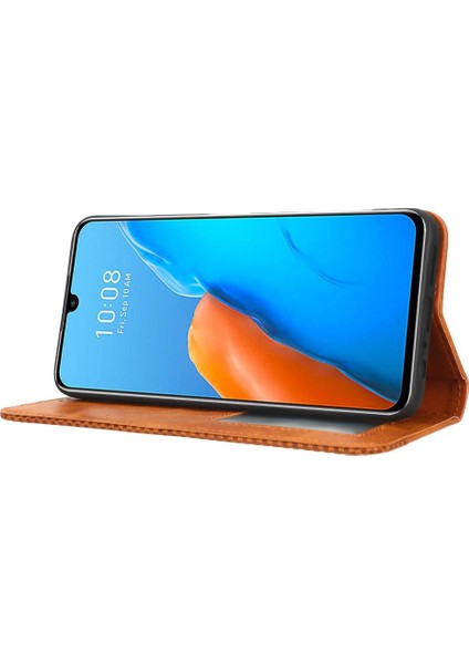 Infinix Not 12 Pro 4g Pu Deri Manyetik Kapatma Cüzdan Için Kılıf (Yurt Dışından)