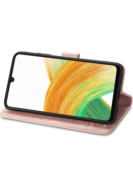 Samsung Galaxy A13 4g Kısa Kayış Deri Kılıf Dört Yapraklı Yonca (Yurt Dışından) indirimleri