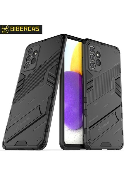 Samsung Galaxy A72 5g Sağlam Askeri Koruyucu Kapak Kickstand (Yurt Dışından)