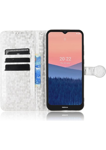 Nokia C21 Manyetik Toka Deri Cüzdan Kapak Için Kılıf Geometrik Desen (Yurt Dışından) fırsatları