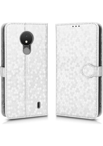 Nokia C21 Manyetik Toka Deri Cüzdan Kapak Için Kılıf Geometrik Desen (Yurt Dışından) indirimleri
