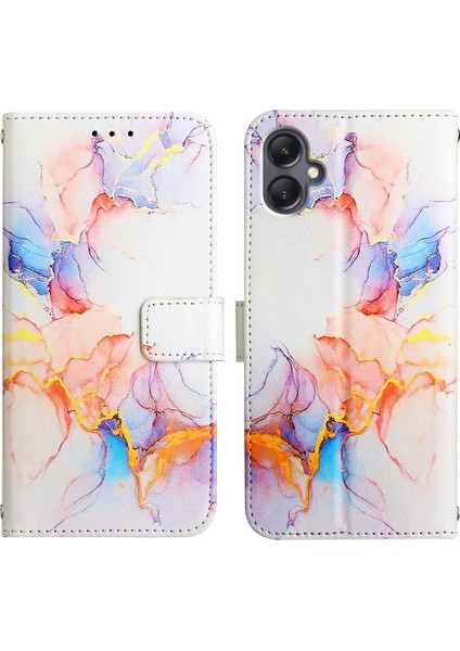 Samsung Galaxy A05 Pu Deri Cüzdan Mermer Desen Kickstand Için Kılıf (Yurt Dışından) fırsatları