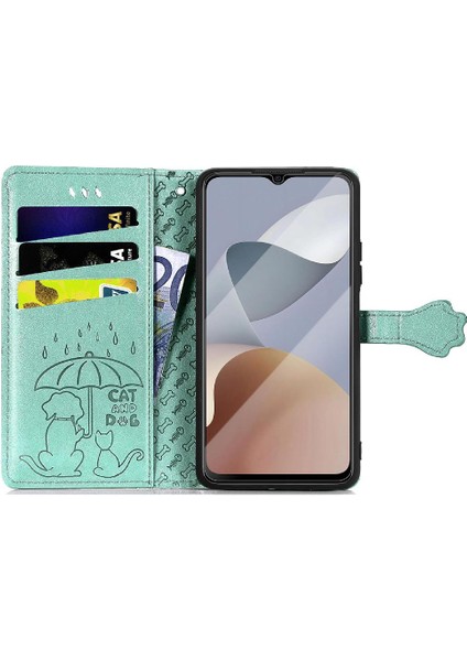 Zte A54 Karikatür Hayvanlar Için Kılıf Deri Kılıf Darbeye Kısa Kayış Flip (Yurt Dışından) fiyatları