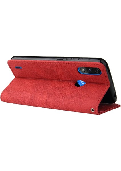 Motorola Moto E7 Güç Kickstand Koruyucu Kart Yuvası Standı ile Kılıf (Yurt Dışından)