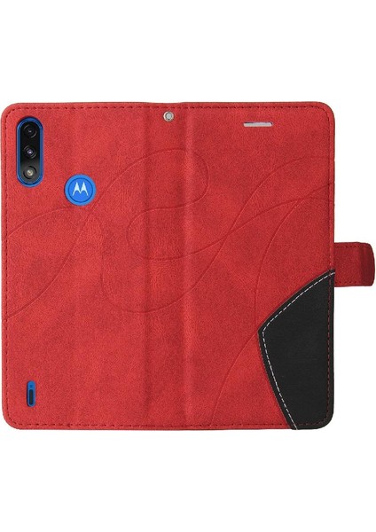 Motorola Moto E7 Güç Kickstand Koruyucu Kart Yuvası Standı ile Kılıf (Yurt Dışından)