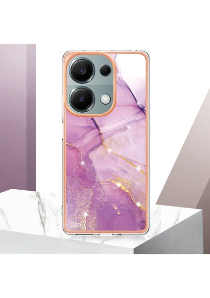 Xiaomi Poco M6 Pro 4g Koruma Için Kılıf Ince Tpu Mermer Desen Yumuşak (Yurt Dışından) modelleri