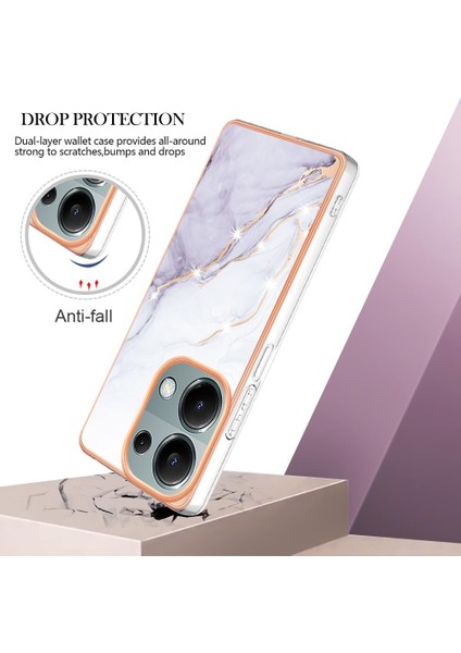 Xiaomi Poco M6 Pro 4g Koruma Için Kılıf Ince Tpu Mermer Desen Yumuşak (Yurt Dışından) fırsatları