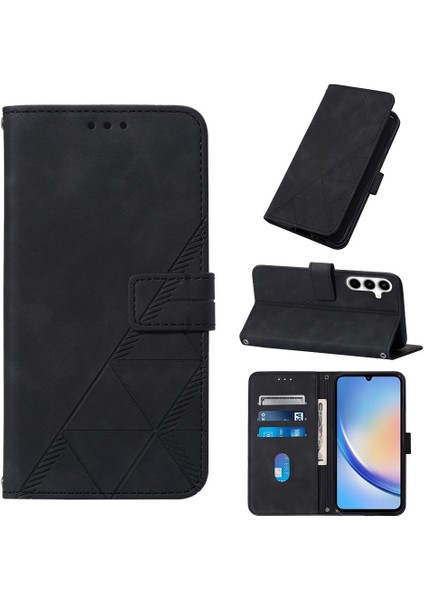 Samsung Galaxy A35 5g Pu Deri Cüzdan Kapak Kredi Kartı Tutucu (Yurt Dışından)