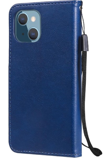 Kart Yuvası ile iphone 13 Mini Için Flip Case Iş Cüzdan Telefon Kılıfı (Yurt Dışından)
