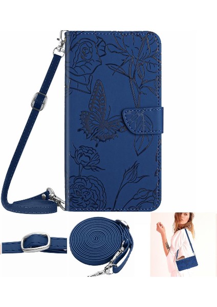 Samsung Galaxy Case 5g Kelebekler ve Çiçekler Yumuşak Pu Deri &amp; (Yurt Dışından)
