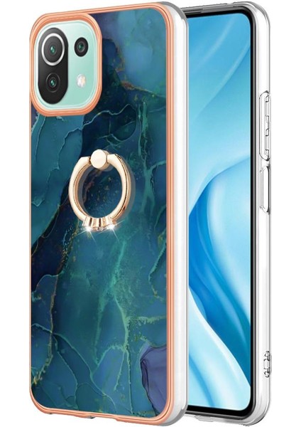 Xiaomi 11 Lite 5g Için Kılıf 360 &deg; Dönebilir Halka Mermer Darbeye Tpu (Yurt Dışından) fırsatları