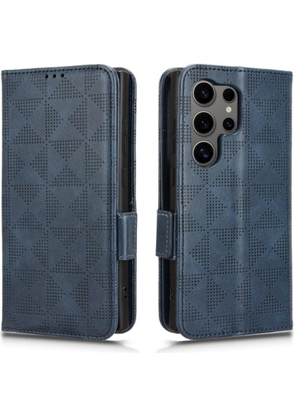 Samsung Galaxy S24 Ultra 5g 3 Kart Tutucu Görüntüleme Standı Pu Flip (Yurt Dışından)