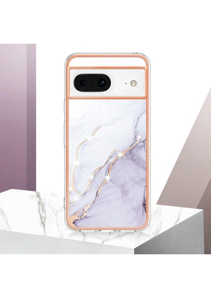 Google Piksel 8 5g Ince Tpu Yumuşak Tampon Mermer Desen Koruma (Yurt Dışından) fırsatları
