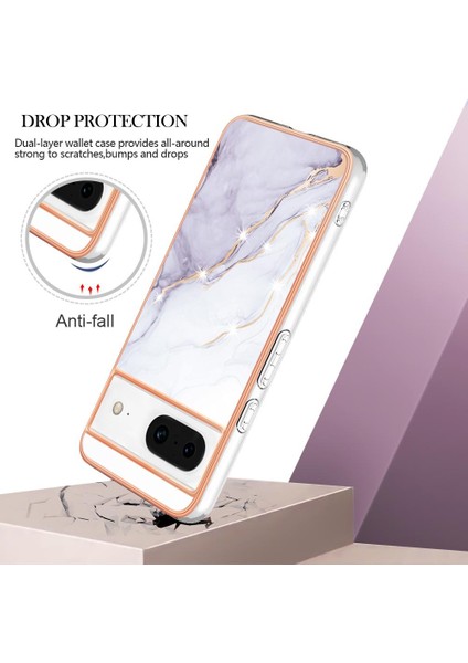 Google Piksel 8 5g Ince Tpu Yumuşak Tampon Mermer Desen Koruma (Yurt Dışından) indirimleri