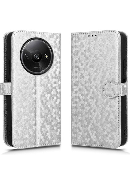 Xiaomi Redmi A3 Geometrik Desen Manyetik Toka Deri Cüzdan (Yurt Dışından) indirimleri