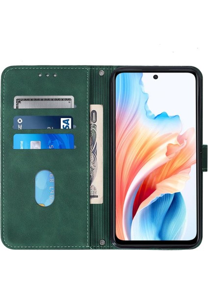 Oppo A79 5g Flip Folio Kitap Koruyucu Pu Deri Kredi Kartı Için Kılıf (Yurt Dışından)