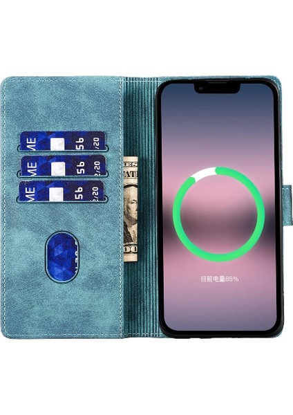IPhone 13 Için Kılıf Kabartmalı Sevimli Kedi Flip Folio Cüzdan Kılıf Kart Cebi (Yurt Dışından) fırsatları