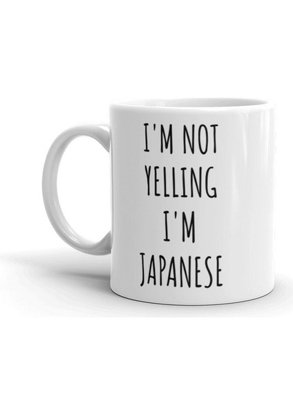 Bağırmıyorum Ben Japon Kupayım - Japon Hediyeleri - Komik Japon-Ingiliz Kupa Bardağı fiyatları