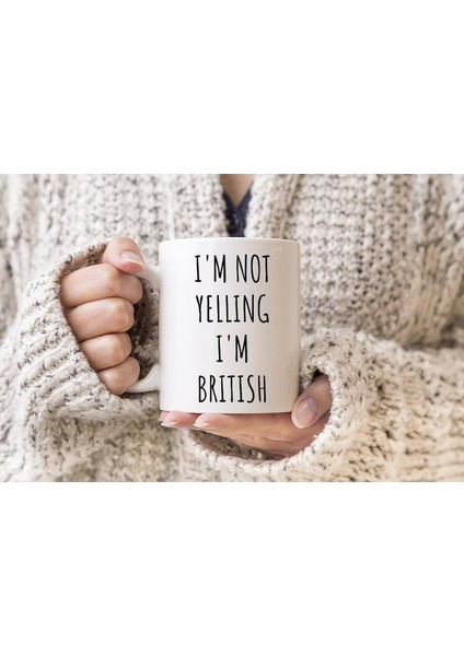 Komik Ingiliz Kupa - Ingiliz Kişiye Hediye - Büyük Britanya Kupası - Ingilizce Kupa Bardak