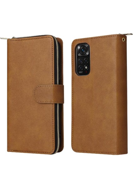 Xiaomi Redmi Için Not 11 Pro Kart Tutucu Fermuarlı Cebi ile El Flip (Yurt Dışından)