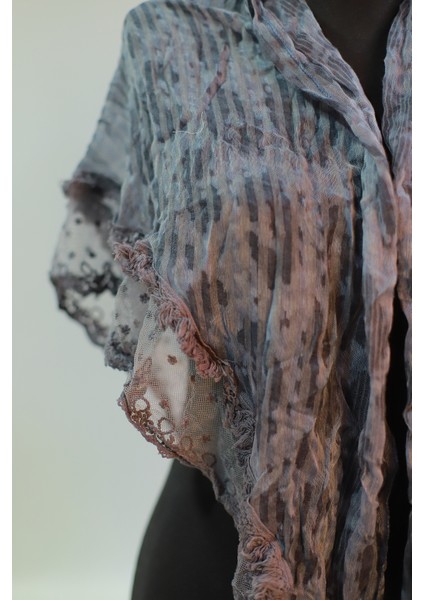 Gri Renk Pamuk - Ipek Şal fırsatları