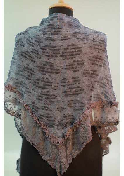 Gri Renk Pamuk - Ipek Şal indirimleri