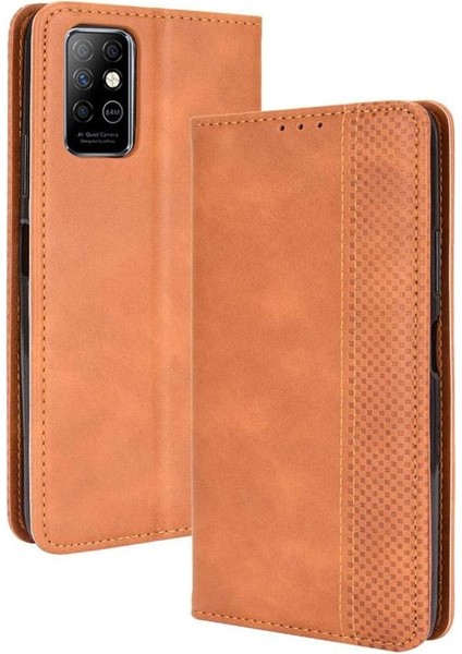 Infinix Not 8 Cüzdan Pu Deri Manyetik Kapatma Için Kılıf (Yurt Dışından)