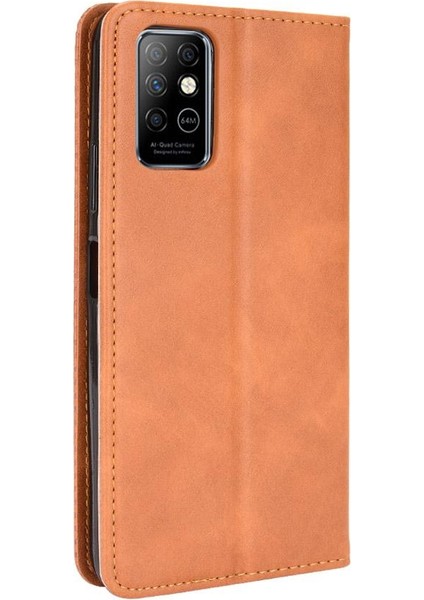 Infinix Not 8 Cüzdan Pu Deri Manyetik Kapatma Için Kılıf (Yurt Dışından)