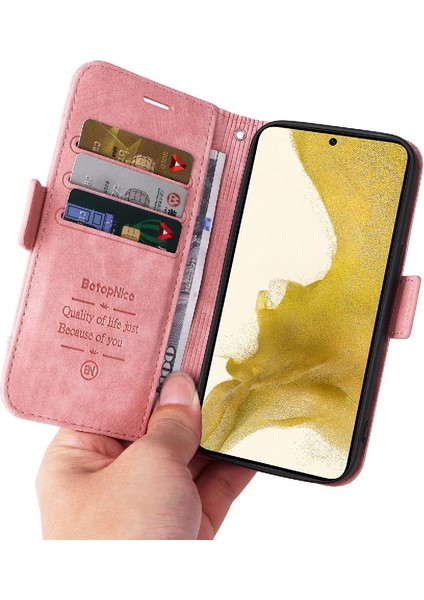 Samsung Galaxy S22 5g Için Kılıf Cüzdan Kapak Çevirin Tpu Deri Manyetik Kart (Yurt Dışından) indirimleri