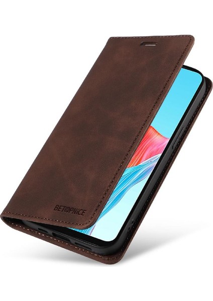 Oppo A78 4g Için Kılıf Folio Cüzdan Manyetik Koruyucu Pu Deri (Yurt Dışından) fırsatları