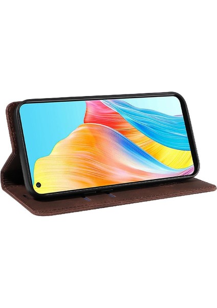Oppo A78 4g Için Kılıf Folio Cüzdan Manyetik Koruyucu Pu Deri (Yurt Dışından) indirimleri