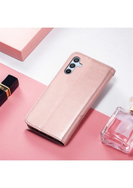 Samsung Galaxy A14 Için Kılıf 4g Zarif Iş Kısa Kayış Kapak Çevirin (Yurt Dışından)