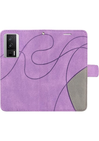 Xiaomi Poco F5 Pro Iki Renkli Dikiş Kickstand Koruyucu Pu (Yurt Dışından) fiyatları